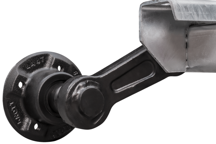 KNOTT VG7-L eje sin freno para remolque 750kg 1380mm 1880mm 4x100