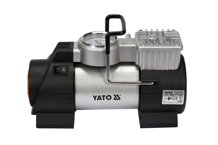 Compresor de coche YATO YT-73460 con lámpara LED 12V 180W