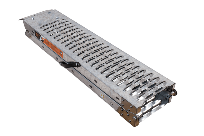 Rampa plegable UNITRAILER ALR004B de acero para remolques de 190 cm y 200 kg.