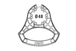 Manivela AL-KO 1931978 para rueda jockey de 48 mm