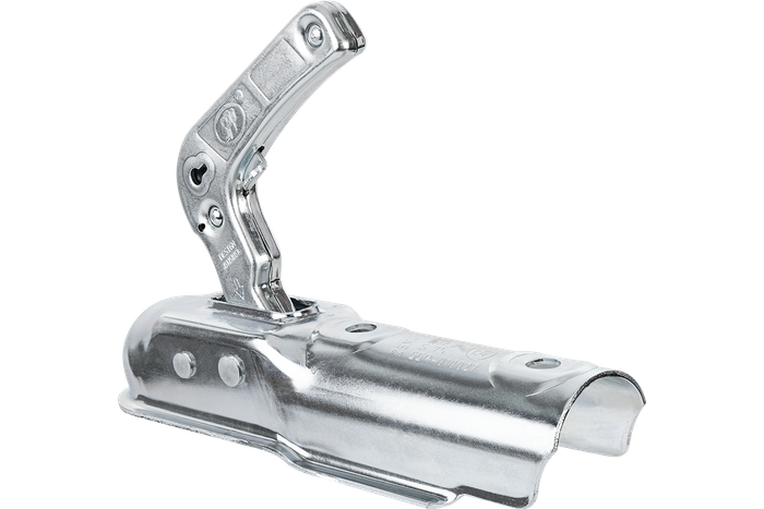 Enganche de bola STEELPRESS ZSK-0750C para remolque de 750kg con barra de tiro tubular de 50mm