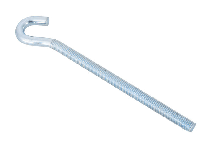 Gancho de construcción DROMET HZ M6x120 con extremo abierto (curvado)