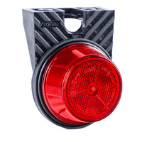 Lámpara de señalización universal LED roja FRISTOM FT-059 con soporte angular