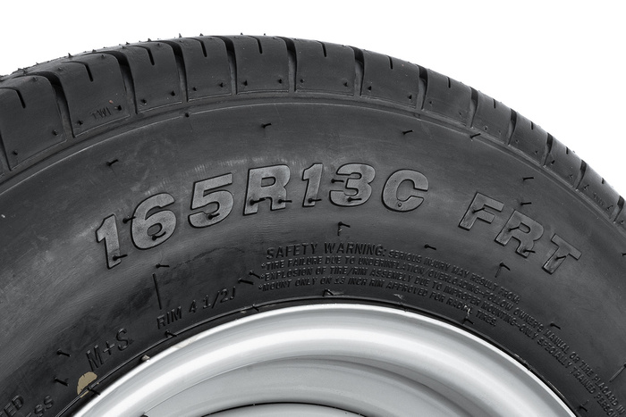 Juego de dos ruedas reforzadas para remolque LINGLONG TIRES 165/80 R13C 96/94N UNITRAILER LLANTAS 4.5Jx13"H2 5x112 ET:30