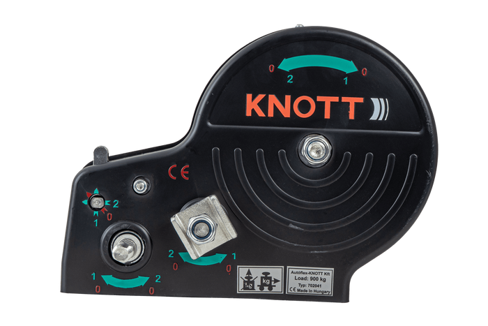 Cabrestante manual para remolque KNOTT 6X0017.311 900kg con correa