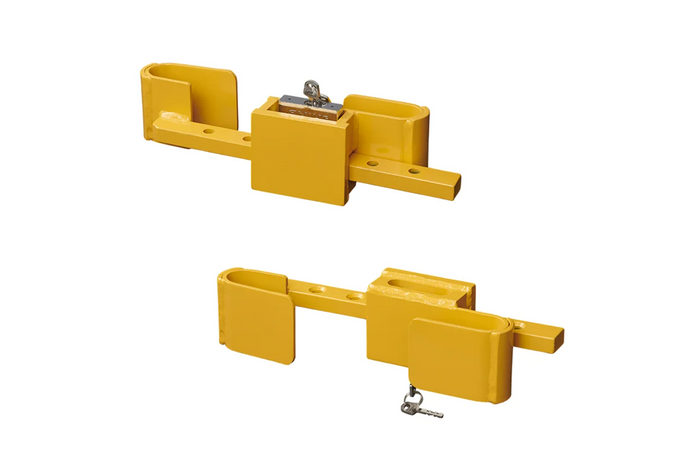 Sistema antirrobo para remolque portacontenedores ProPlus 381341V01, cerradura ajustable de 23 a 42 cm.