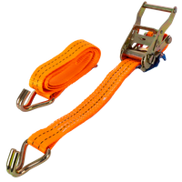Cinta transportadora UNITRAILER de 2 m/35 mm/2 t de color naranja con tensor