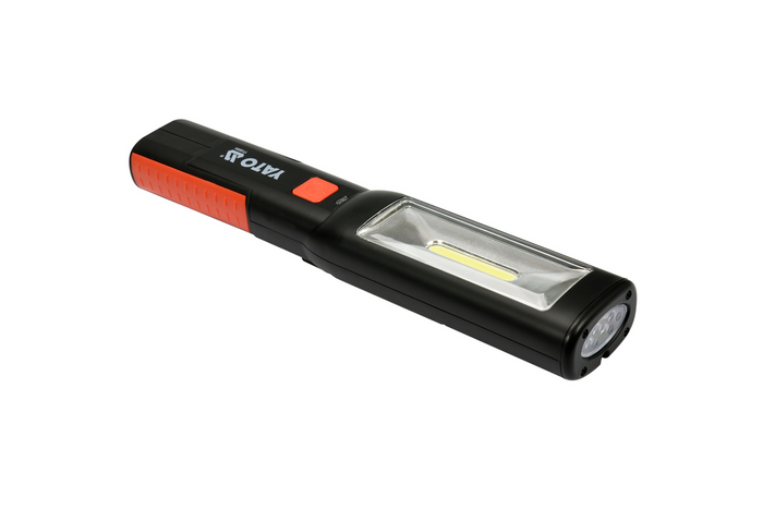 Lámpara de taller + linterna YATO YT-08504 LED 3W 250lm