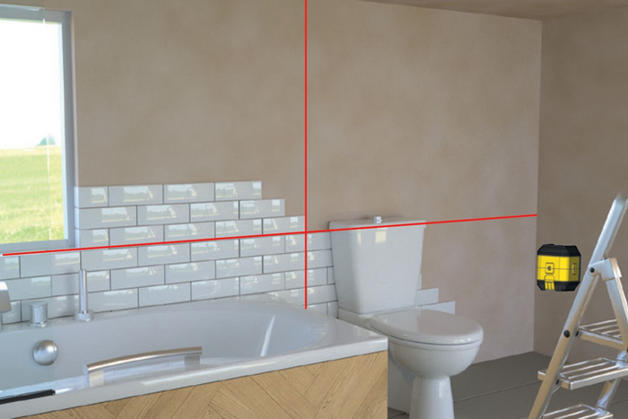 Láser de líneas cruzadas STANLEY CUBIX STHT77498-1 - Rojo