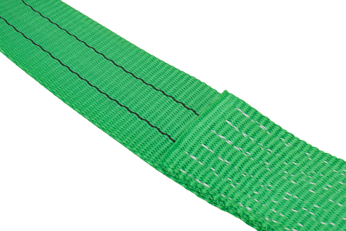 Cuerda de remolque con ganchos Correa de remolque HILLS 5m/60mm/6t verde