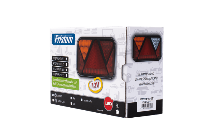Luz trasera Fristom FT-270 LED 5 funciones izquierda