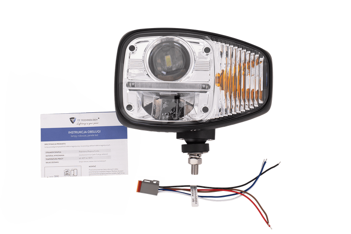 Faros LED TT Technology TT.16611-L+TT.16611-P de 3 funciones, 23 LED, 2350 lm, izquierdo y derecho, para JCB/Cat/Manitou/Volvo/Terex.
