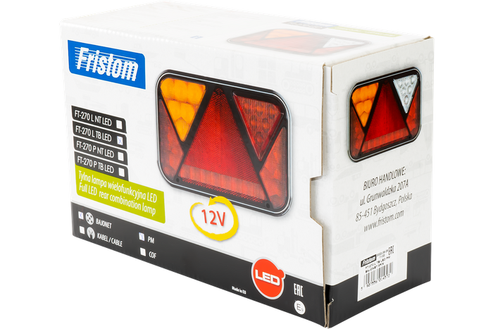 Luz trasera Fristom FT-270 LED 6 funciones izquierda