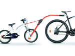 Barra de remolque para bicicleta Trail Angel - Roja