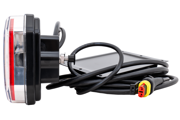 Luz trasera LED WAŚ W150DD universal con 6 funciones