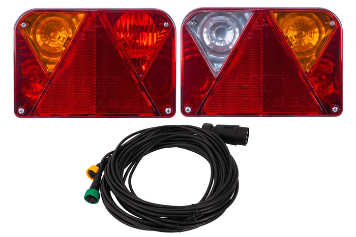 Luces traseras DOBPLAST + arnés MANTES 7m 7-PIN
