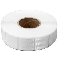 Cinta adhesiva reflectante contorno blanca en segmentos - rollo de 45 m