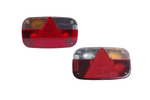 Luces traseras ASPÖCK MULTIPOINT III con base de bayoneta de 5 pines y 7 funciones (izquierda y derecha).