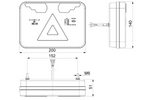 Luces traseras HORPOL LZD 3215+3216, cable de 2 m, 7 funciones, izquierda+derecha