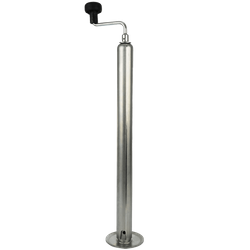 Soporte de manivela extensible WINTERHOFF ST48-120 para remolque de 150 kg 600-820 mm