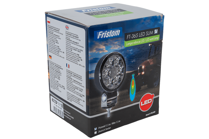 Reflector de lámpara de trabajo LED FRISTOM FT-365 SLIM 6xLED 1500lm