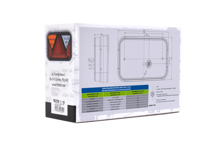 Luz trasera Fristom FT-270 LED 5 funciones izquierda