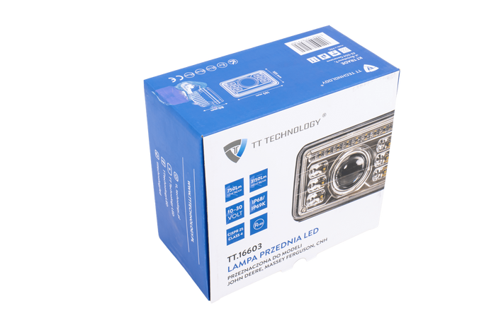 TT Technology TT.16603 Luz delantera LED 3 funciones 16xLED 3150lm para John Deere, Massey Ferguson, CNH