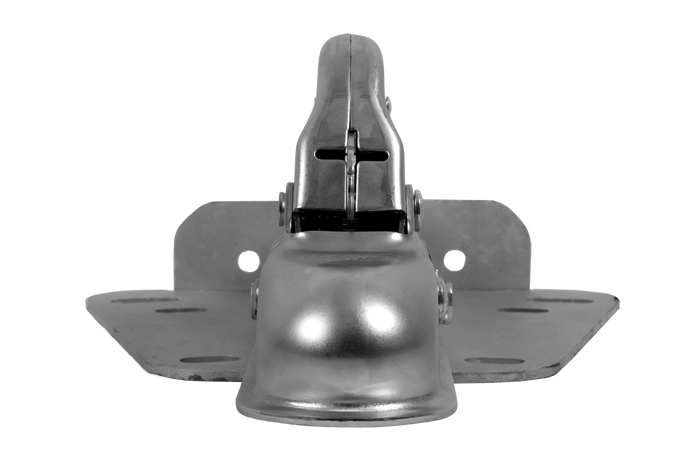 Enganche de bola KNOTT K7.5-H+KZE7.5 para remolque de 750 kg con barra de tiro tipo V.