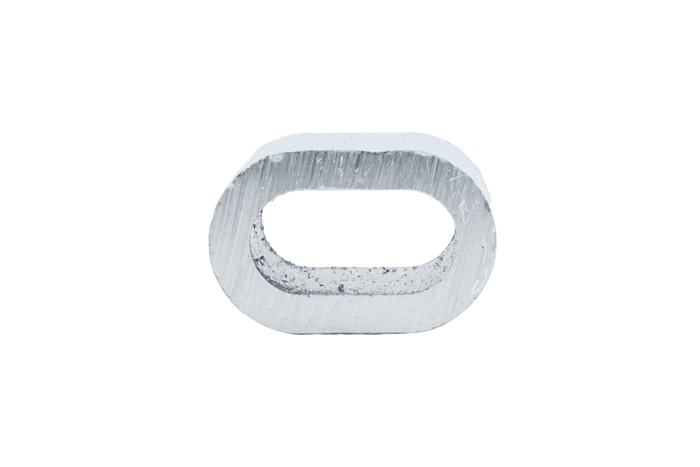 Conector de aluminio para cuerdas DROMET ZLA.6, manguito para cuerdas de 6 mm