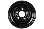 Llanta de acero para remolque UNITRAILER negra 6Jx10&quot;H2 5x112 ET:-4