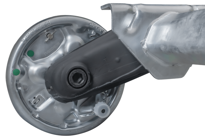 AL-KO COMPACT eje frenado para remolque / grúa 1000kg 1200mm 1570mm 4x100