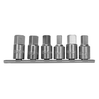 Juego de llaves de vaso para tapones de aceite YATO YT-05997 3/8'' 6 piezas