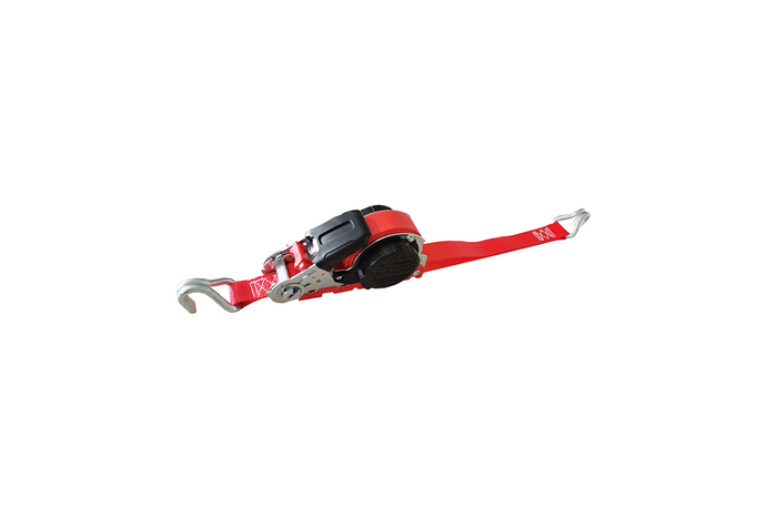 Cinta transportadora retráctil automática FASY de 5 m/25 mm/0,35 t roja