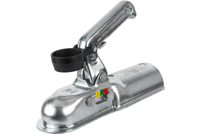 Enganche de bola WINTERHOFF WW8-C para remolque de 800kg con lanza tubular de 70mm