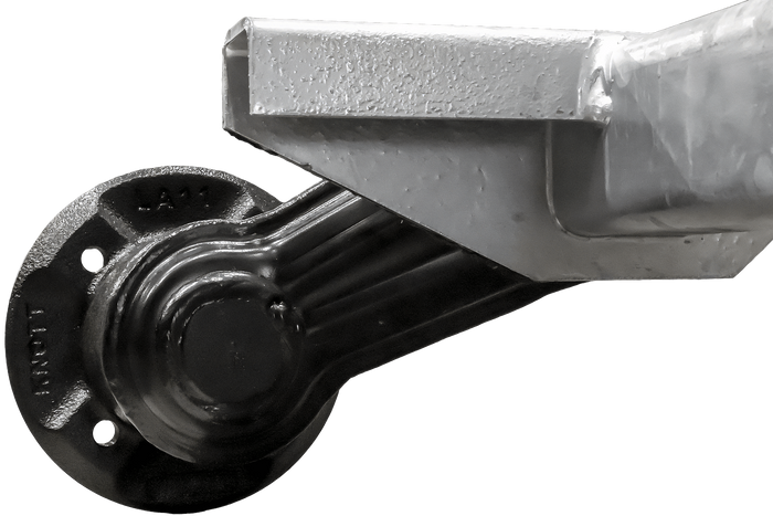 Eje sin freno KNOTT VG7-L para remolque de barco 750 kg 1475 mm 1766 mm 4x100