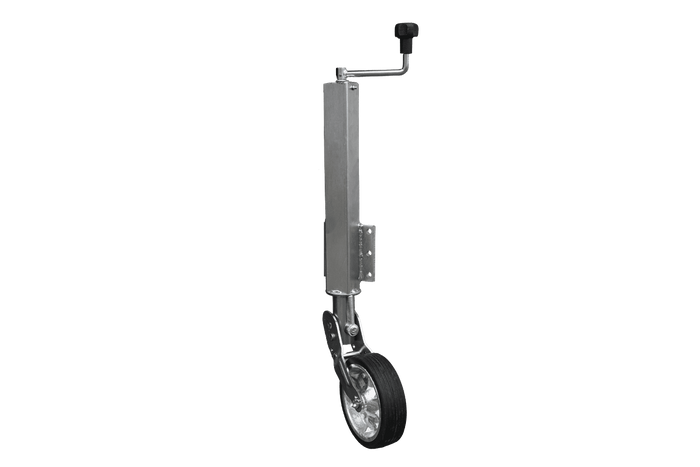 Rueda jockey automática UNITRAILER con manivela 400 kg 60 mm 470-785 mm