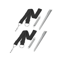 Juego de dos correas antitormentas ProPlus 361722 para toldos Thule Omnistor de 3 m