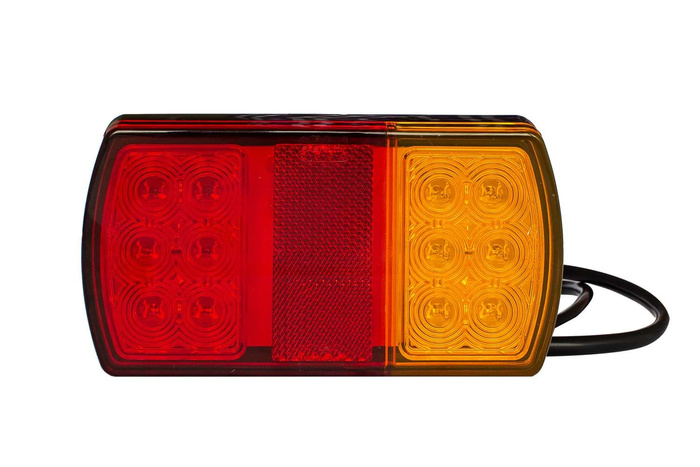 ASPÖCK 41-139 Pilotos traseros LED, 4 funciones izquierda + derecha