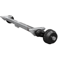 Eje con freno KNOTT VGB15M/MV para remolque/transportador 1500 kg 1400 mm 1850 mm 5x112