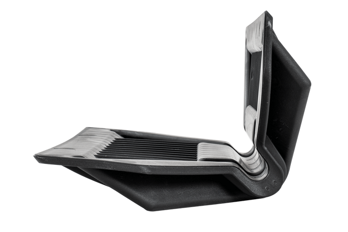 Esquina protectora para la fijación de correas de transporte PLASTEX KP CROSS Escuadra de sujeción para correas