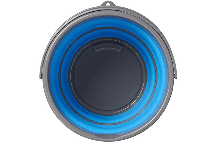 Cubo de viaje plegable ProPlus 370307V01, recipiente de silicona de 15 litros.