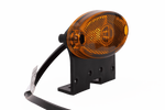 Lámpara de señalización LED ASPÖCK FLATPOINT II, naranja, universal, con soporte