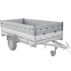 Laterales de aluminio BIS para los remolques UNITRAILER GARDEN 264 KIPP ALU y 264/2 KIPP ALU.