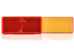 Dispositivo reflectante 96x42 mm trasero con cinta adhesiva