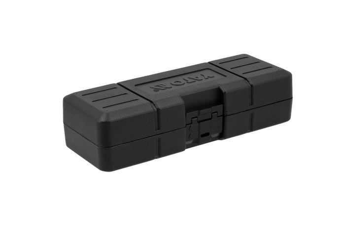 Juego de llaves dinamométricas YATO de 1/4" y 5–25 Nm, 11 piezas
