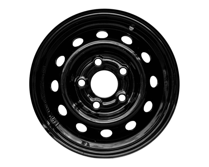 Llanta de acero para remolque UNITRAILER, negra, 4,5Jx13" 5x112 ET:30