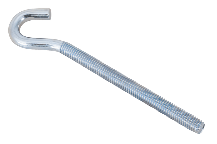 Gancho de construcción DROMET HZ M6x100 con extremo abierto (curvado)