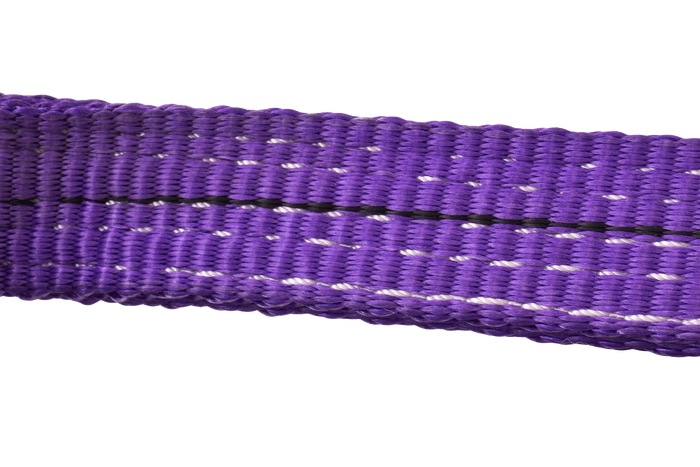 Eslinga de cinturón de elevación HEFFA de 1 m/30 mm/1 t con presillas