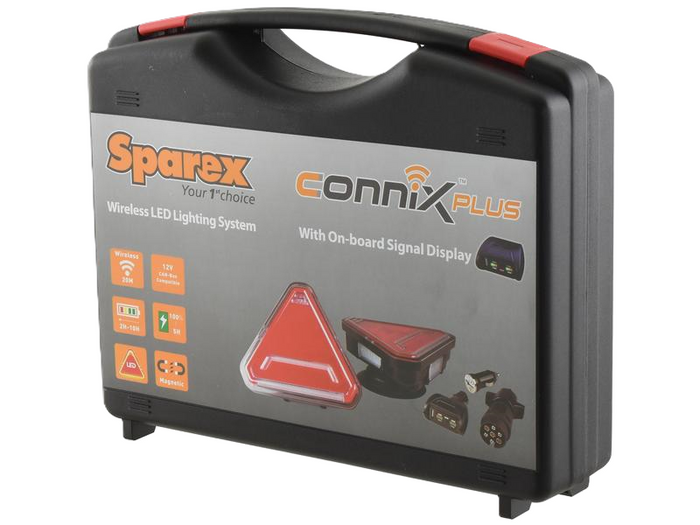 SPAREX CONNIX PLUS S.162710 Luces traseras LED 6 funciones izquierda+derecha, inalámbricas, magnéticas