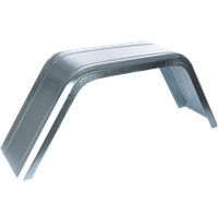 Guardabarros para remolque 14-15" UNITRAILER paso de rueda plano 885/230mm